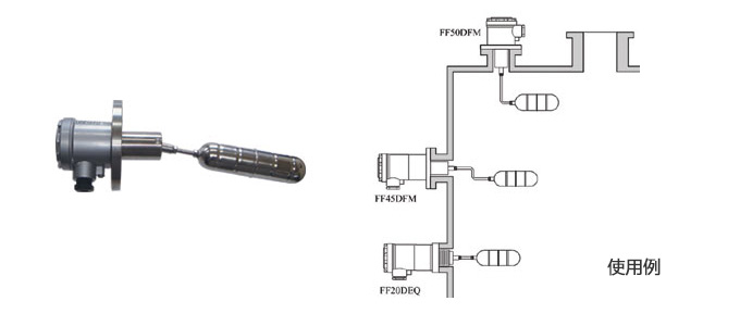 フロートスイッチ/フロート式レベルスイッチ/液面計
